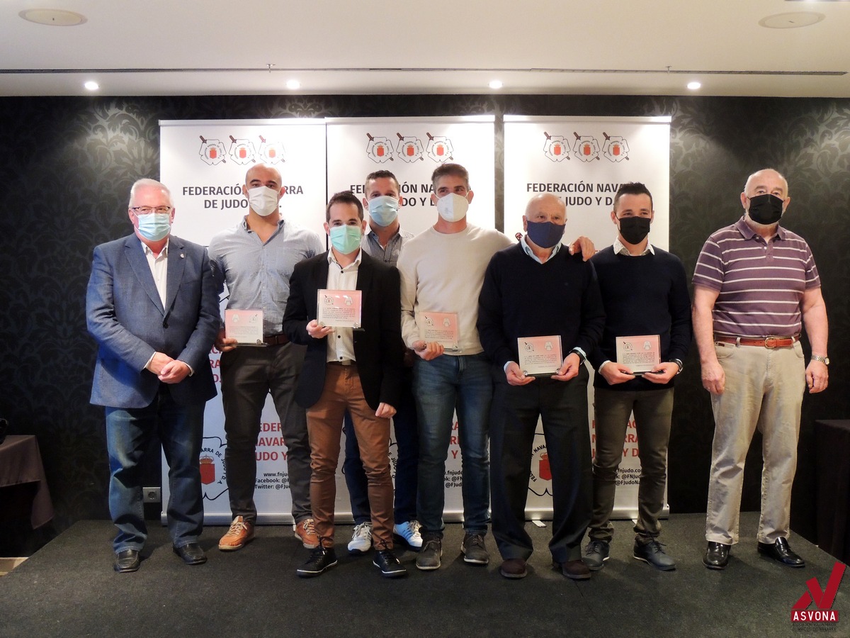 La Federación Navarra de Judo y D.A., reconoce la dedicación y el esfuerzo de deportistas y entrenadores, entre otros Galardonados. 09-10-21,